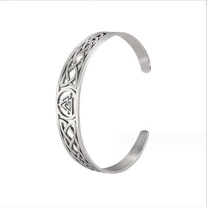 Simple Style Geometric Stainless Steel Bangle