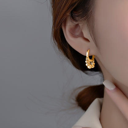 1 Pair Elegant Streetwear Geometric Copper Gold Plated Silver Plated Drop Earrings