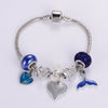 Sweet Classic Style Rabbit Heart Shape Elephant Stainless Steel Alloy Epoxy Inlay Rhinestones Bangle