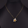 Retro Flower Freshwater Pearl Copper Plating Pendant Necklace