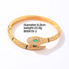 Glam Snake Copper Plating Inlay Zircon Gold Plated Jewelry Set