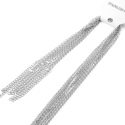 Simple Style Geometric Stainless Steel Plating Necklace 1 Piece