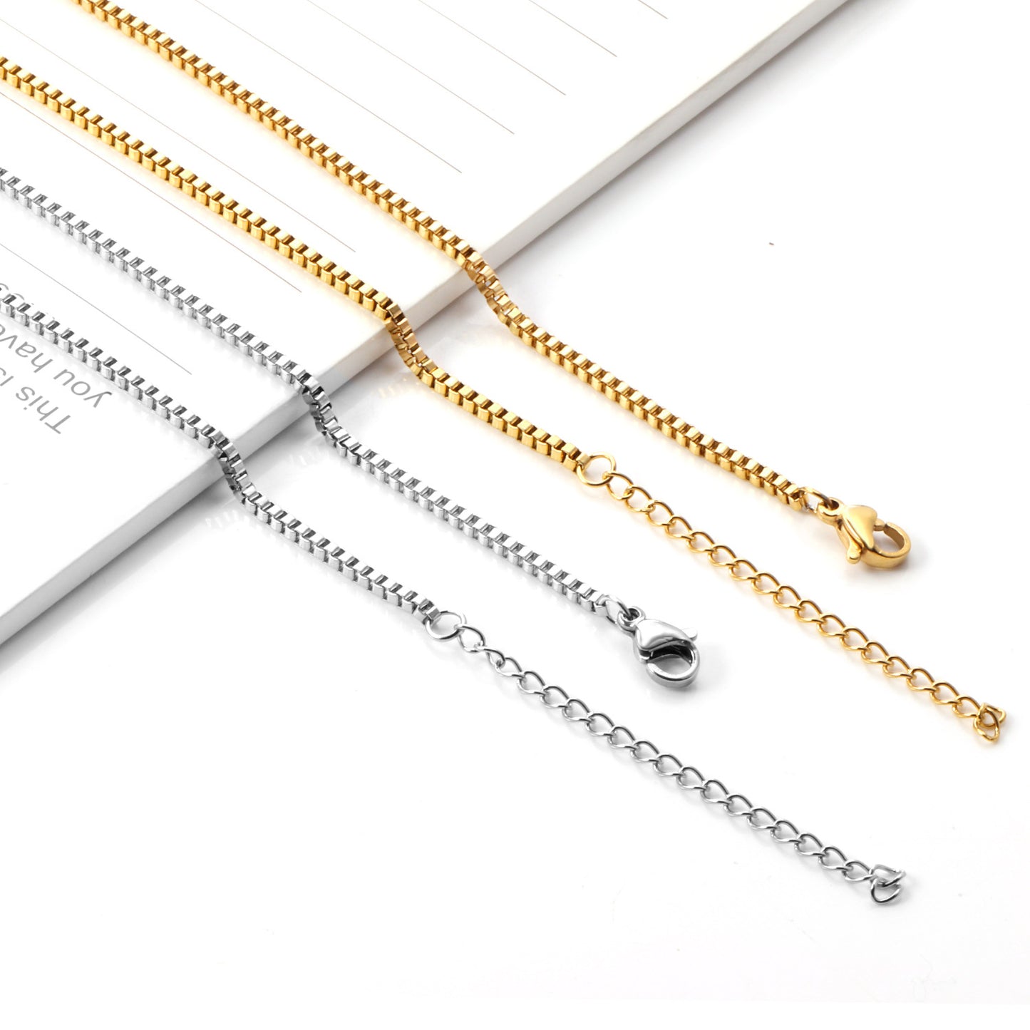 Simple Style Geometric Stainless Steel Plating Necklace 1 Piece