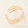 Lady Solid Color Iron Stoving Varnish Women's Bangle