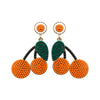 1 Pair Exaggerated Funny Novelty Pumpkin Alloy Drop Earrings