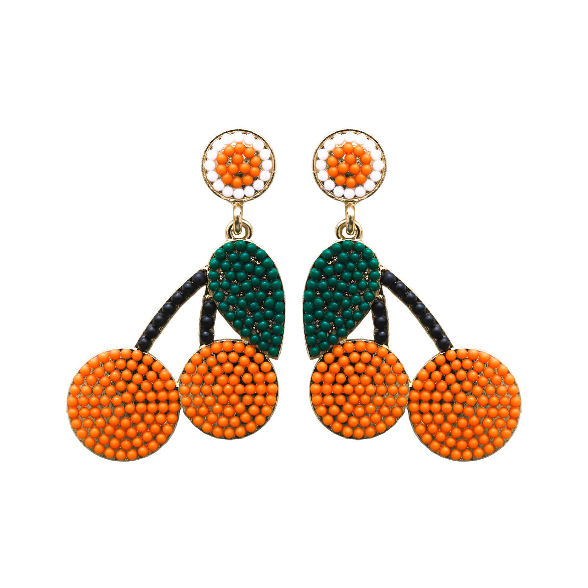 1 Pair Exaggerated Funny Novelty Pumpkin Alloy Drop Earrings