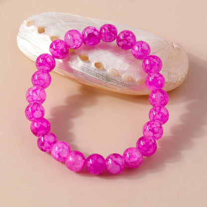 Simple Style Round Ore Wholesale Bracelets