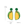 Wholesale Jewelry Lady Streetwear Cartoon Character Fruit Arylic Drop Earrings