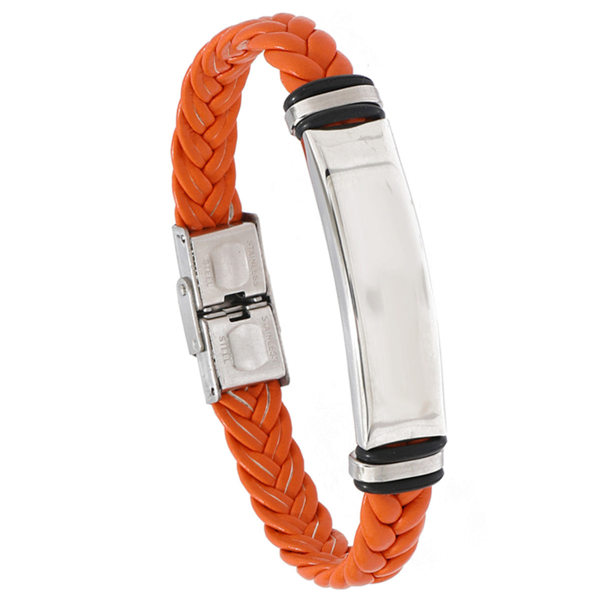 Fashion Twist Pu Leather Men's Bracelets