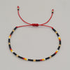 Bohemian Solid Color Seed Bead Wholesale Drawstring Bracelets