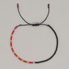 Bohemian Solid Color Seed Bead Wholesale Drawstring Bracelets