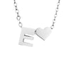 Fashion Jewelry Simple Heart-shaped Letter Women's Gold-plated Necklace Clavicle Chain Wholesale