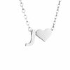 Fashion Jewelry Simple Heart-shaped Letter Women's Gold-plated Necklace Clavicle Chain Wholesale