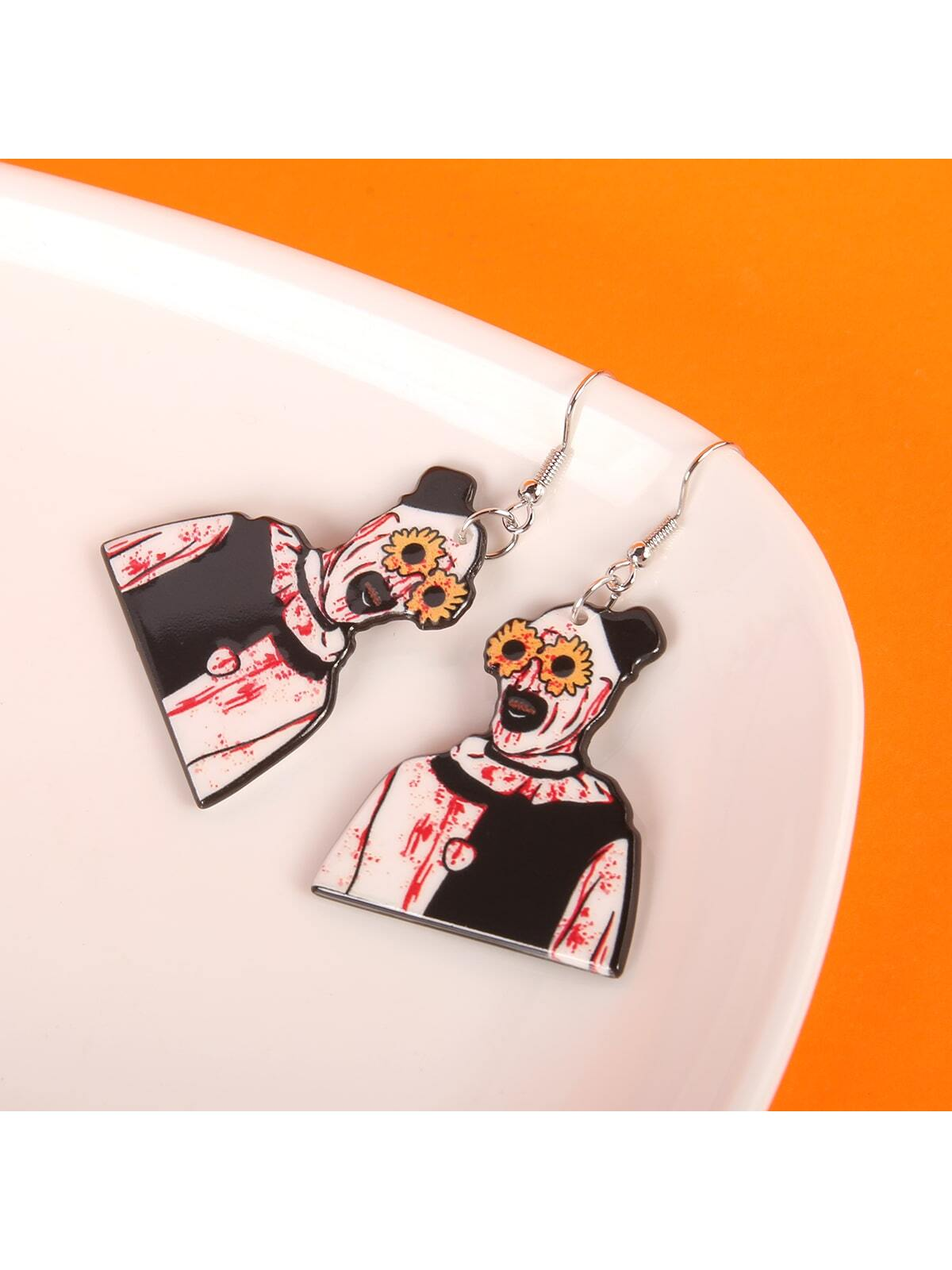 Wholesale Jewelry Simple Style Cartoon Arylic Drop Earrings