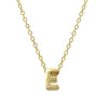 Elegant Letter Sterling Silver Pendant Necklace In Bulk