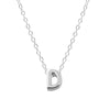 Elegant Letter Sterling Silver Pendant Necklace In Bulk