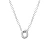 Elegant Letter Sterling Silver Pendant Necklace In Bulk