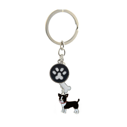 Cute Dog Metal Unisex Bag Pendant Keychain