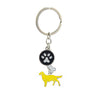 Cute Dog Metal Unisex Bag Pendant Keychain