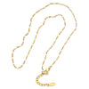 Simple Style Printing Stainless Steel Alloy Plating Gold Plated Necklace