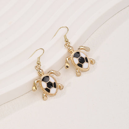 Wholesale Jewelry Cute Tortoise Alloy Enamel Ear Hook