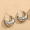 1 Pair Elegant Classic Style Round Asymmetrical Plating Titanium Steel 14k Gold Plated Earrings