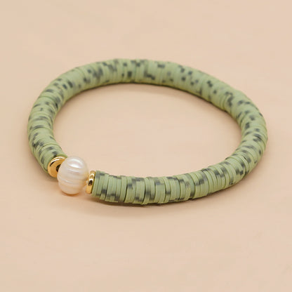 Ethnic Style Round Soft Clay Beaded Women's Bracelets