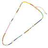 Bohemian Geometric Mixed Materials Mother Pearl Shellfish Women's Necklace