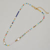 Bohemian Geometric Mixed Materials Mother Pearl Shellfish Women's Necklace