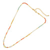 Ethnic Style Geometric Glass Glass Women's Necklace