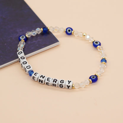 Bohemian Letter Artificial Crystal Wholesale Bracelets