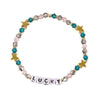 Bohemian Letter Artificial Crystal Wholesale Bracelets