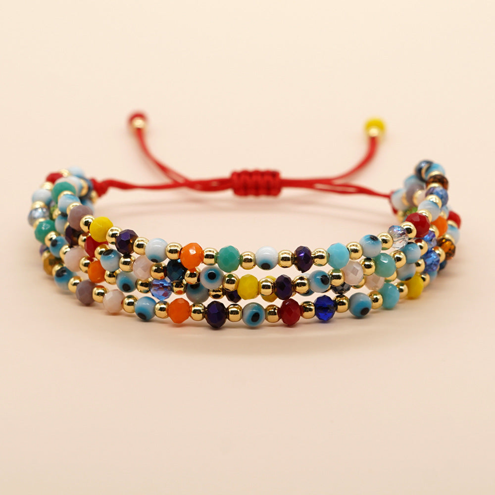 Vacation Bohemian Geometric Glass Glass Unisex Bracelets