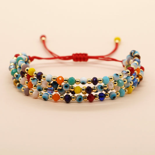 Vacation Bohemian Geometric Glass Glass Unisex Bracelets