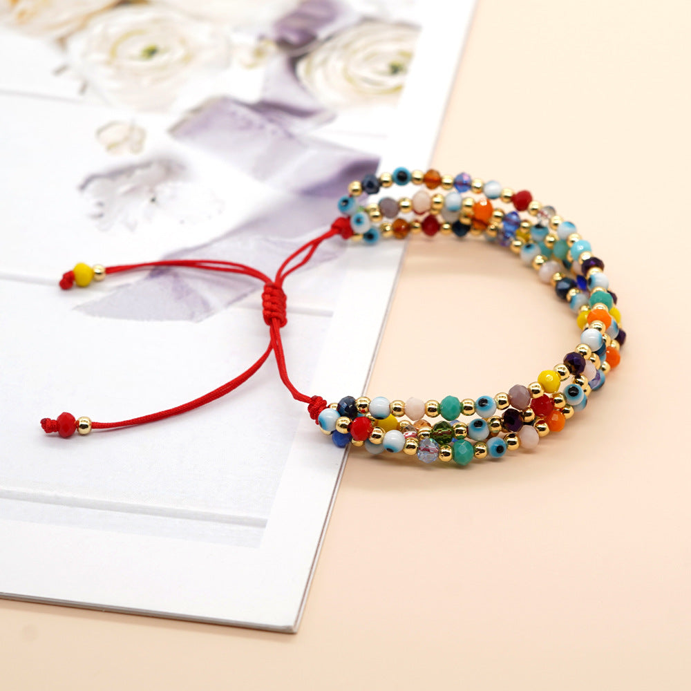 Vacation Bohemian Geometric Glass Glass Unisex Bracelets