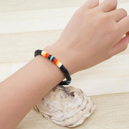 Lady Multicolor Soft Clay Unisex Bracelets