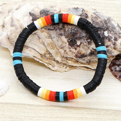 Lady Multicolor Soft Clay Unisex Bracelets