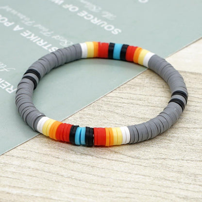 Lady Multicolor Soft Clay Unisex Bracelets