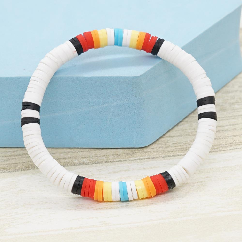 Lady Multicolor Soft Clay Unisex Bracelets