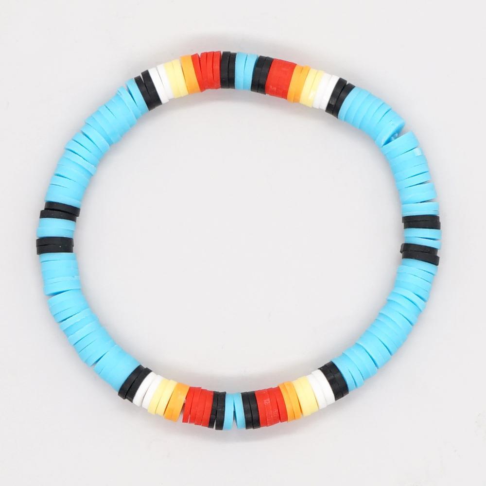 Lady Multicolor Soft Clay Unisex Bracelets