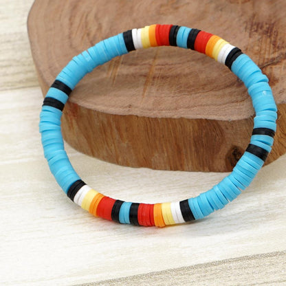 Lady Multicolor Soft Clay Unisex Bracelets