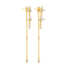 1 Pair Simple Style Butterfly Plating Inlay Copper Zircon White Gold Plated Gold Plated Ear Studs