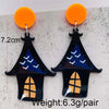 Wholesale Jewelry Cartoon Style Skull Arylic Drop Earrings