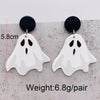 Wholesale Jewelry Cartoon Style Skull Arylic Drop Earrings