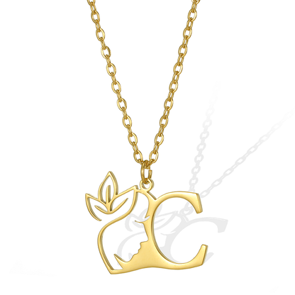 Simple Style Human Face Rabbit Stainless Steel 18k Gold Plated Pendant Necklace