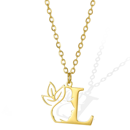 Simple Style Human Face Rabbit Stainless Steel 18k Gold Plated Pendant Necklace