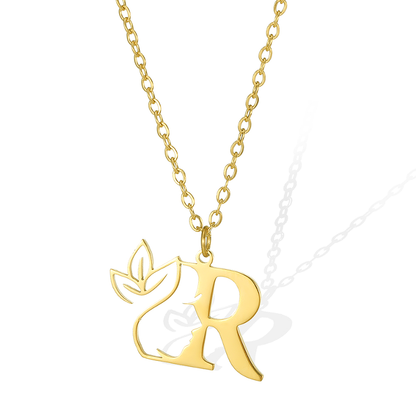 Simple Style Human Face Rabbit Stainless Steel 18k Gold Plated Pendant Necklace