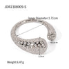 Ig Style Asymmetrical Solid Color Stainless Steel Plating 18k Gold Plated Open Rings