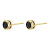 1 Pair Simple Style Classic Style Round Dots Colorful Plating Inlay Copper Zircon 18k Gold Plated Ear Studs