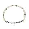 Simple Style Letter Artificial Crystal Beaded Women's Bracelets